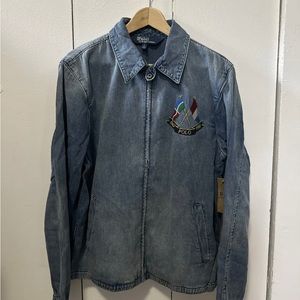 Polo Ralph Lauren Cross Flags Riviera Denim Jacket CP-93 size L